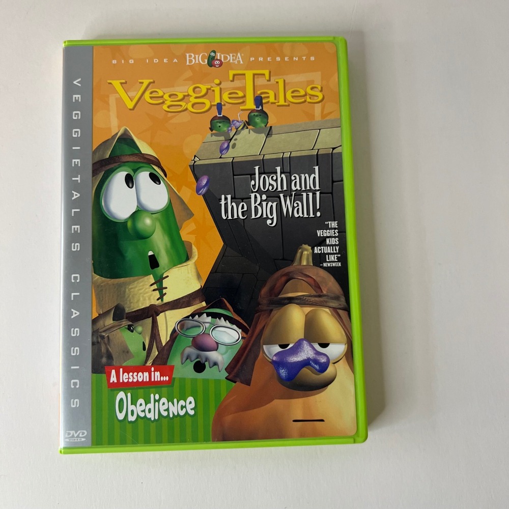VeggieTales Classics Josh and the Big‎ Wall DVD Big Idea Lesson in Obedience